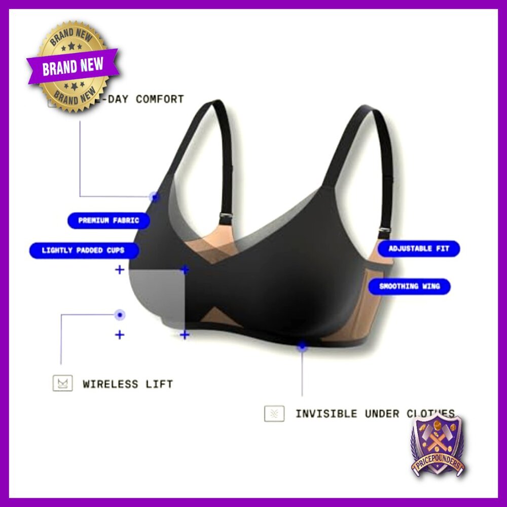 Wireless Crossover Bra Full Coverage Medium Suppo… - image 5